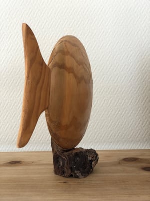 Sculpture Poisson en bois 