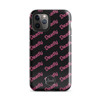 Image 2 of Tough Case for iPhone® "Deadly Barbz (Black)"