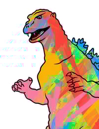 Image 2 of Colorful Godzilla ♡ 