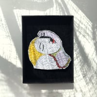 Image 1 of The Dream Picasso sewn artwork brooch 