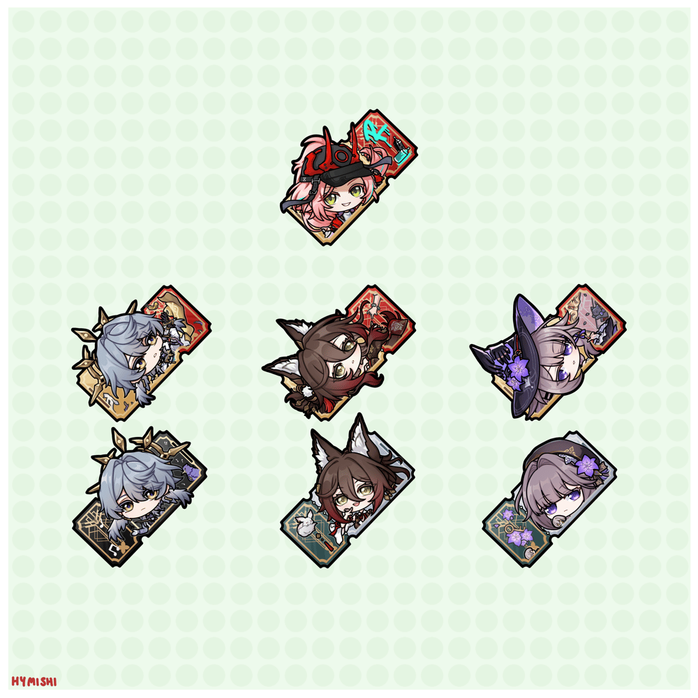 Image of HSR Holo Vinyl Stickers