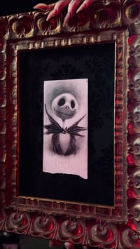 Image 3 of 'THE PUMPKIN KING' - Original Graphite Drawing on Paper