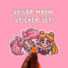 Sailor Moon Usagi and Daughters Stickers