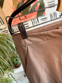 Image 2 of NWT faux leather pants with pockets 