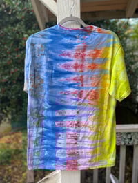 Image 4 of MEDIUM Mom I'm Scared Come Pick Me Up Tie Dye Shirt I5