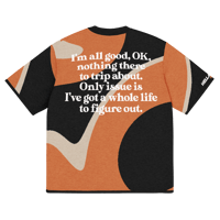 Image 5 of Life - Orange/Sand/Black - Knitted Shirt