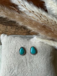 Image 3 of Sage Creek Turquoise Studs