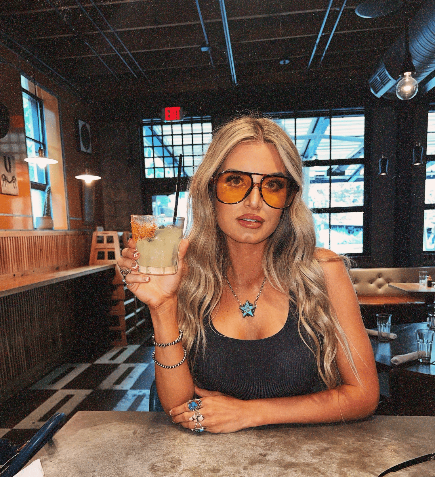 Image of Vintage Night Vision Sunnies "Leopard/ Yellow"