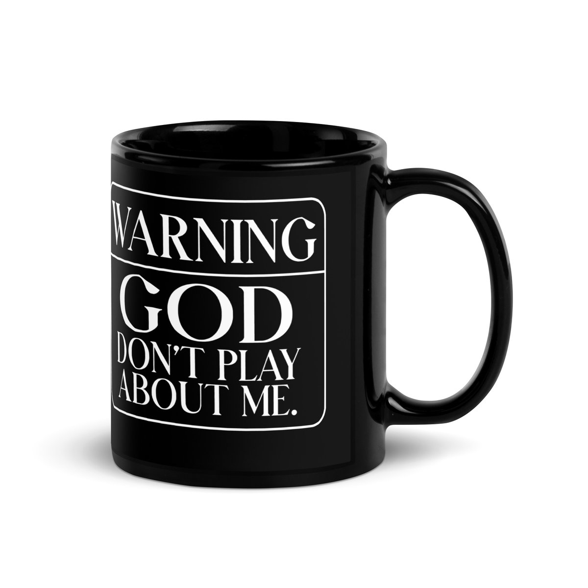 11 oz mug - God over all, yet God with me