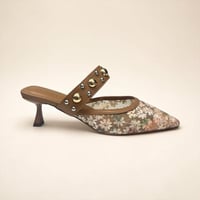 Image 1 of LODI BURGOS RAFIA FLORES CAMEL