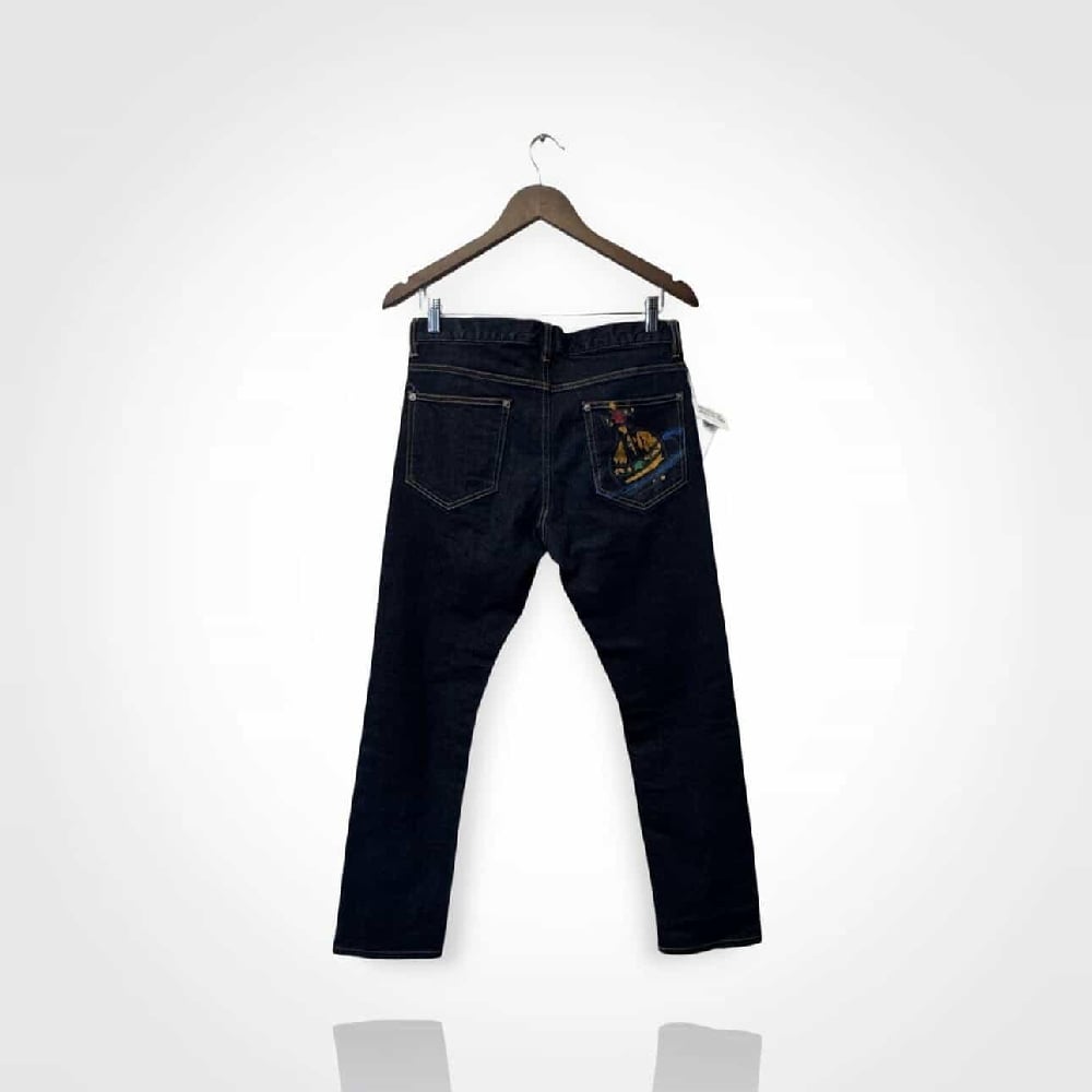 Image of Vivienne Westwood Man Orb Logo Denim