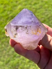 Image 9 of Australian Smoky Amethyst Point With Geothite #2206