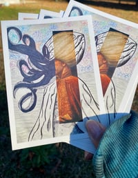 Image 4 of Untitled (Octopus Face) Art Print