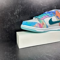 Image 7 of NIKE FUTURA LABORATORIES X DUNK LOW OG QS SB BLEACHED AQUA MENS SHOES SIZE 9.5 NEW