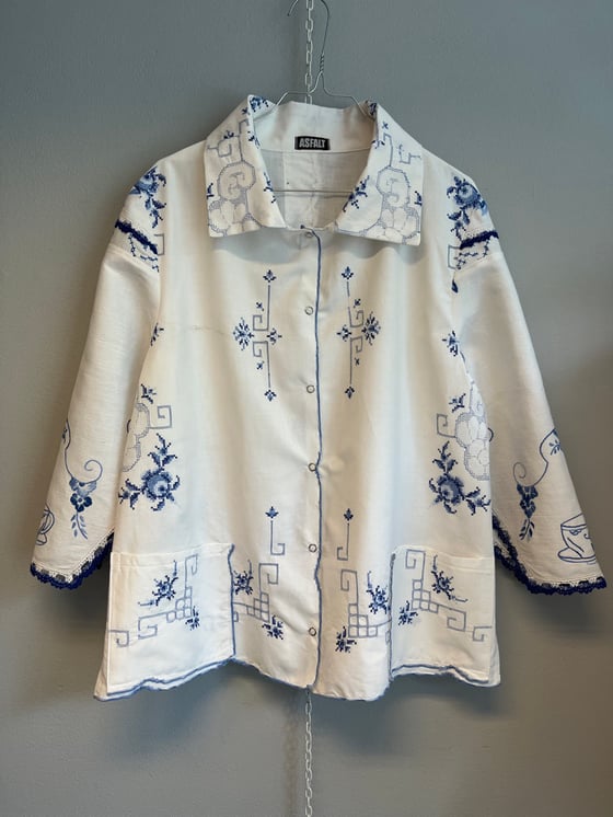 Image of Blue porcelain shirt (m/l)