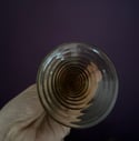 Paire de verres à vin en cristal soufflés et gravés, dit Roemer, XIXème siècle! 