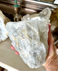 Image 7 of Large Clear Quartz Points Cluster Statement Piece #2595