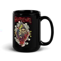 Image 2 of The Haunted Chapel Black Glossy Mug