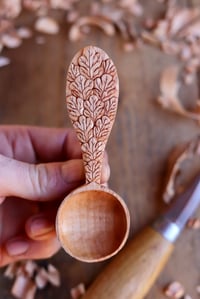 Image 7 of Falling Oak Leaves Coffee Scoop 