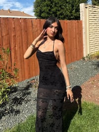 Image 1 of Crystal Lace Body Dress