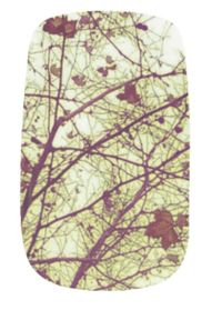 Image 1 of White Camo Minx nail art 