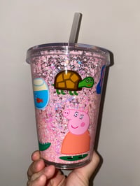 Image 2 of Peppa pig 12oz acrylic tumbler