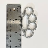 Image 4 of brass knuckle earrings *stainless steel*