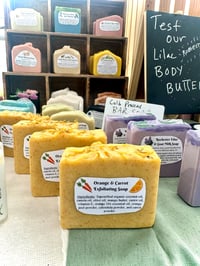 Image 3 of Happy Orange & Carrot Exfoliating Soap (all natural)