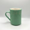 Green Rabbit Ceramic Mug