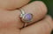 Image of Lila unterwasserwelt ring