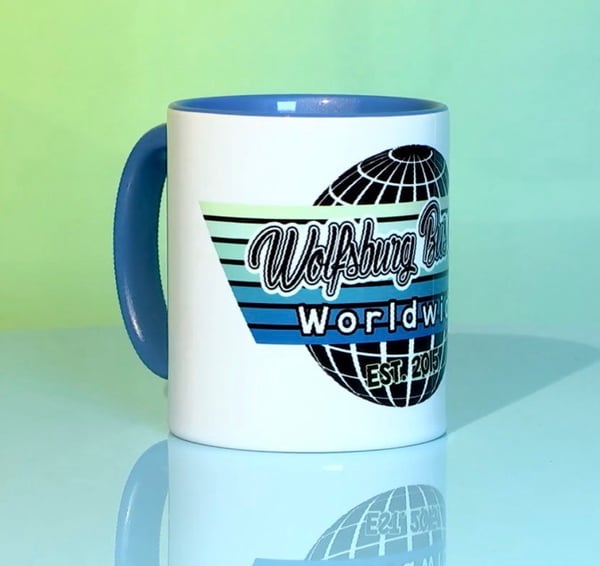 Image of Wolfsburg Bus Crew Worldwide 325ml Ceramic Mug