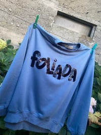 Image 1 of Suadoiro bordado a man. FOLIADA. Talla M/L oversize.