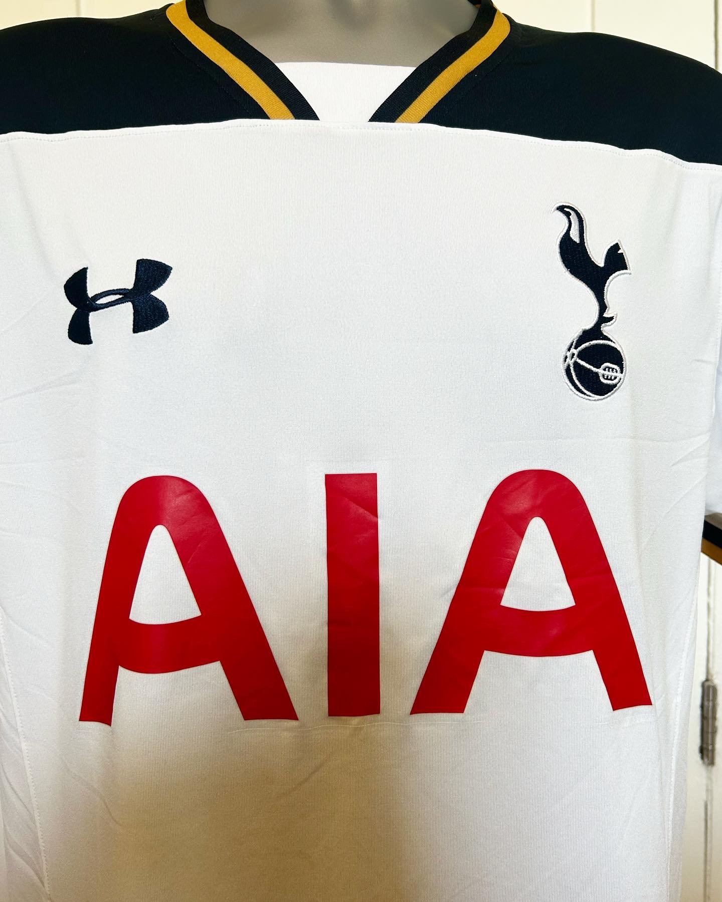 Image of Tottenham Hotspur “DEMBELE 19” 2016/17 Home Shirt + UCL patches (L)