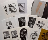 Image 2 of Misprints- Imperfect/ Reject Lino Prints 