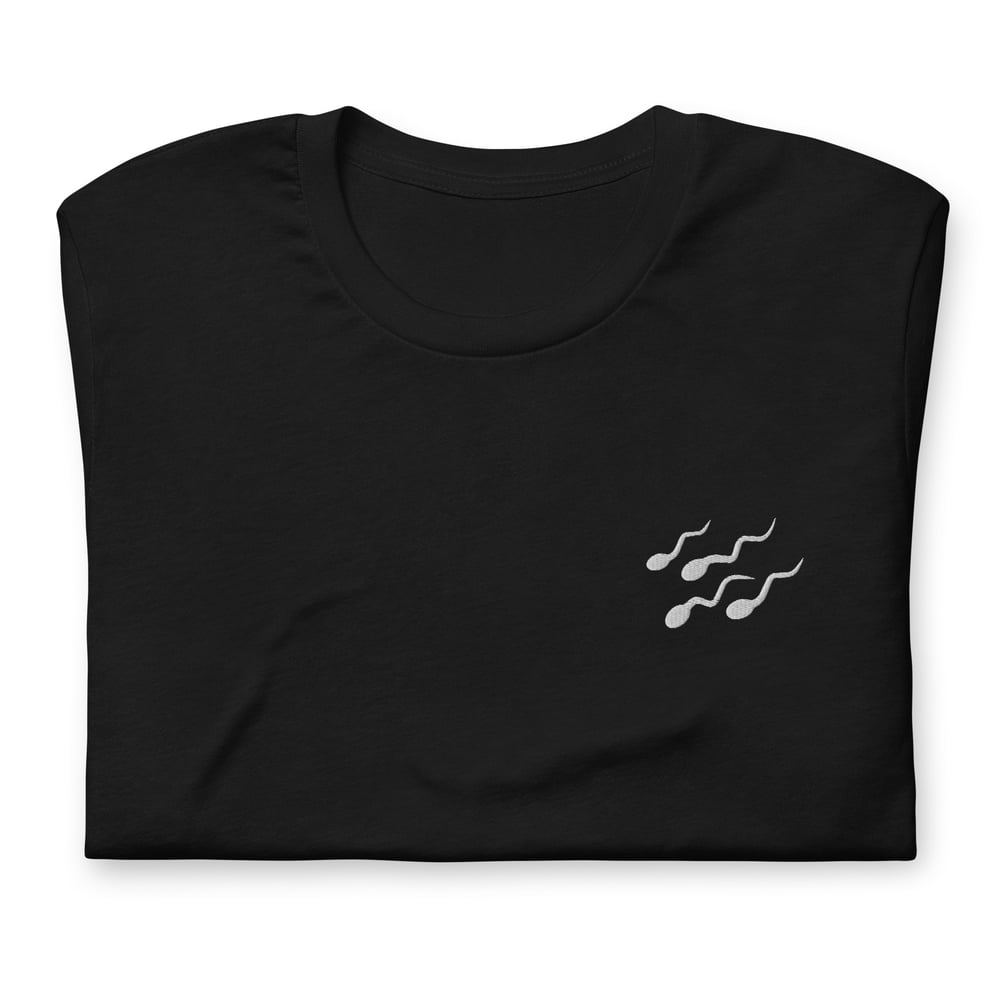 Sperm Embroidered T-Shirt