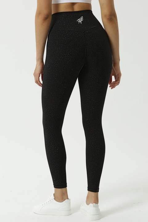 Image of SUBTLE LEGGINGS - EMBOSSED BLACK