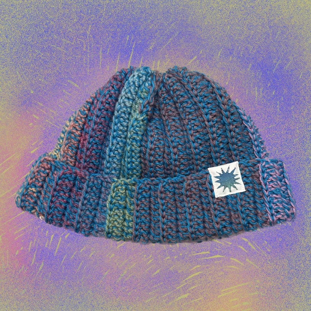 Image of Crocheted beanie 33