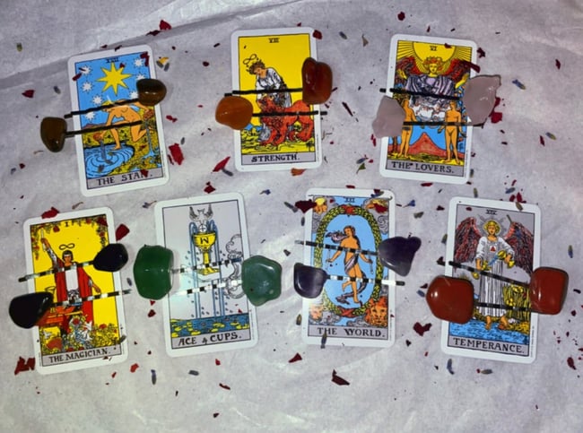 Crystal Hair Clips Set 