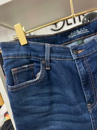 Image 2 of target distressed dark denim jeans 