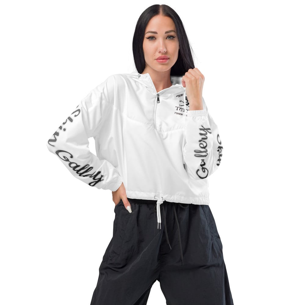 Skin Gallery Brand Women’s cropped windbreaker