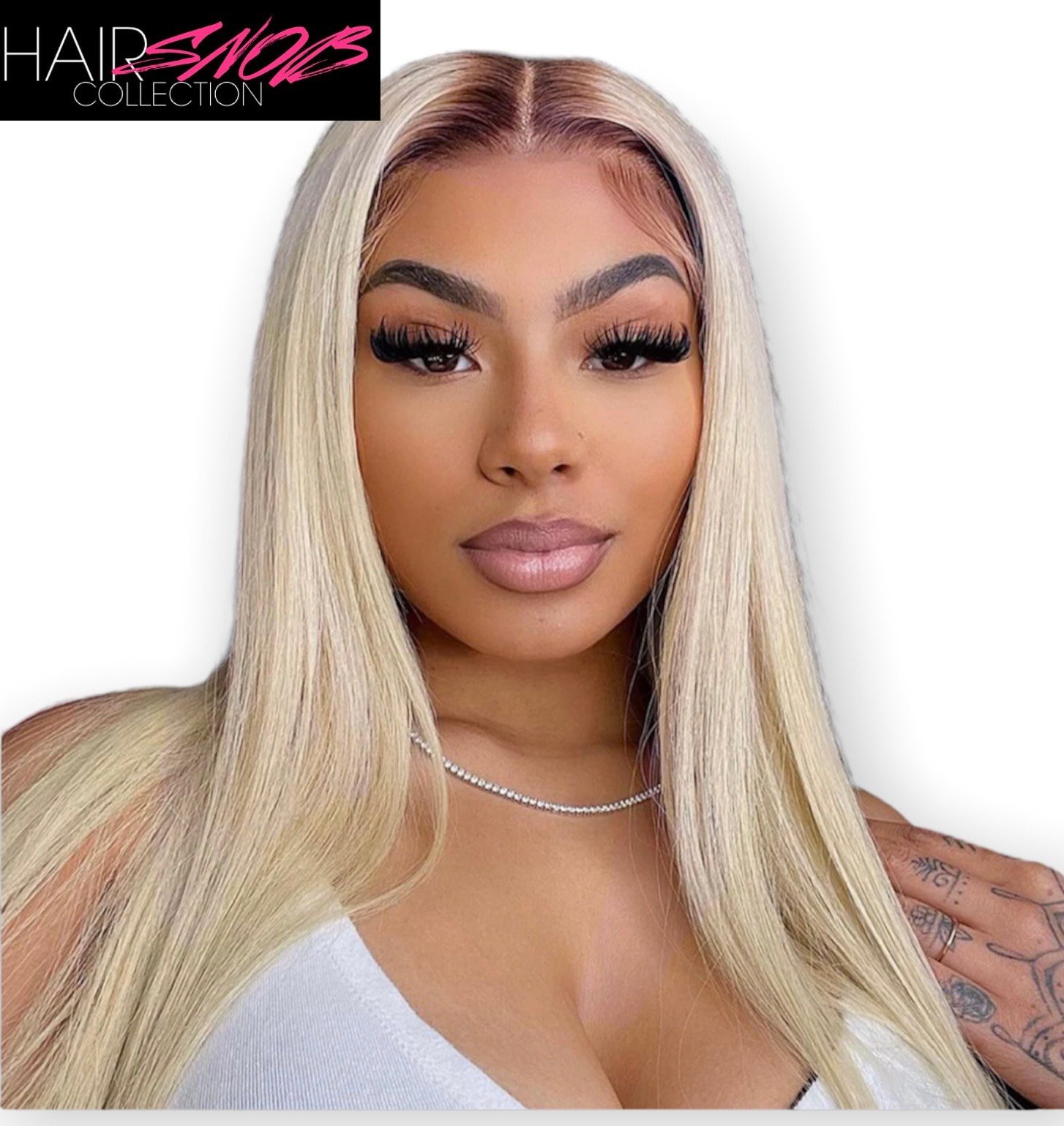 Lace Front 13x4 4T 613 Ombr Blonde Body Wave or Straight Wig