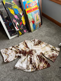 Image 2 of whimsical fae button up-cycled blouse (M)