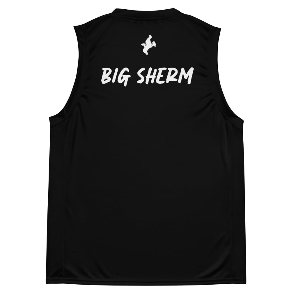 Big Sherm Logo Basketball Jersey