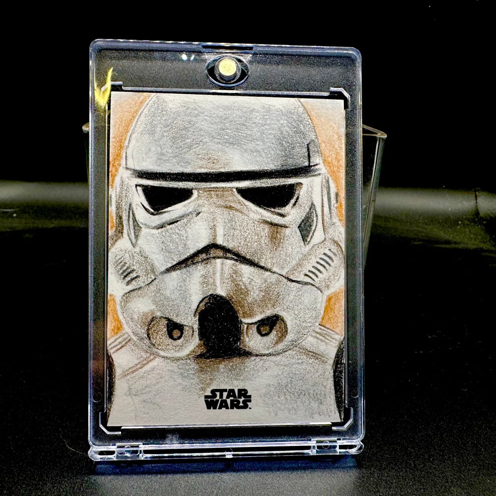 topps Star Wars imperial stormtrooper sketch card 