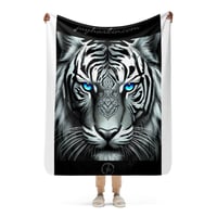 Image 1 of Tiger Blue Eyes Sherpa