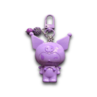 Purple Bunny Keychain