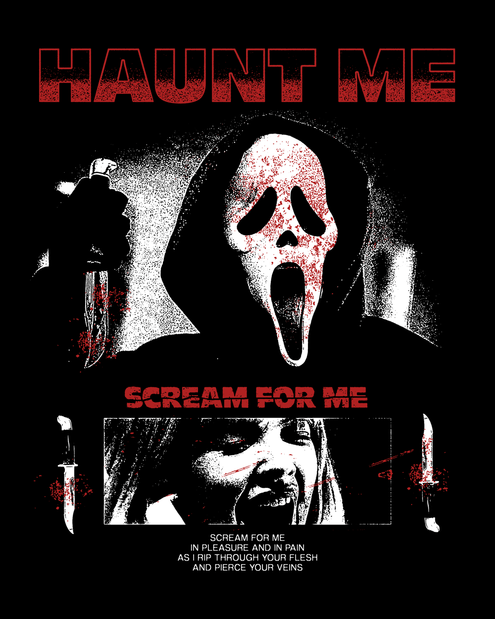 "Scream For Me" Ghostface T-Shirt