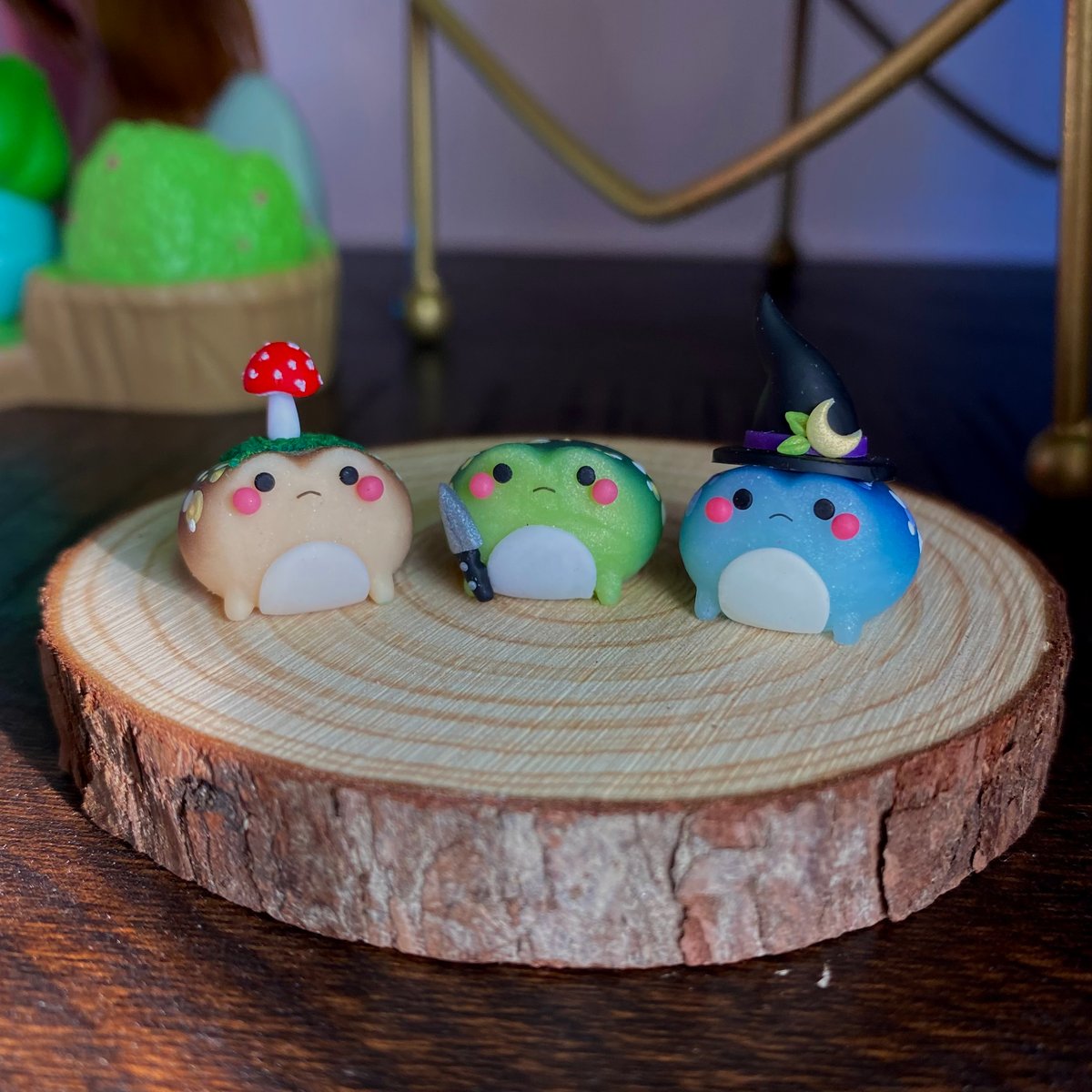 Grumpy Toad Figure