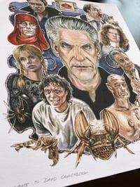 Image 3 of A TRIBUTE TO DAVID CRONENBERG signed print