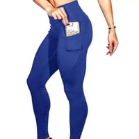 Image 2 of Pocket Seamless Yoga Leggings 